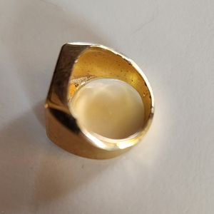 Ace of spades mens ring with natural .10 carat round brilliant diamond. Size 10